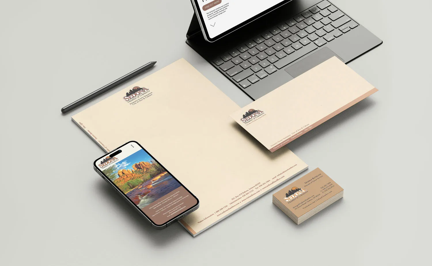 Sedona Chamber of Commerce Stationery