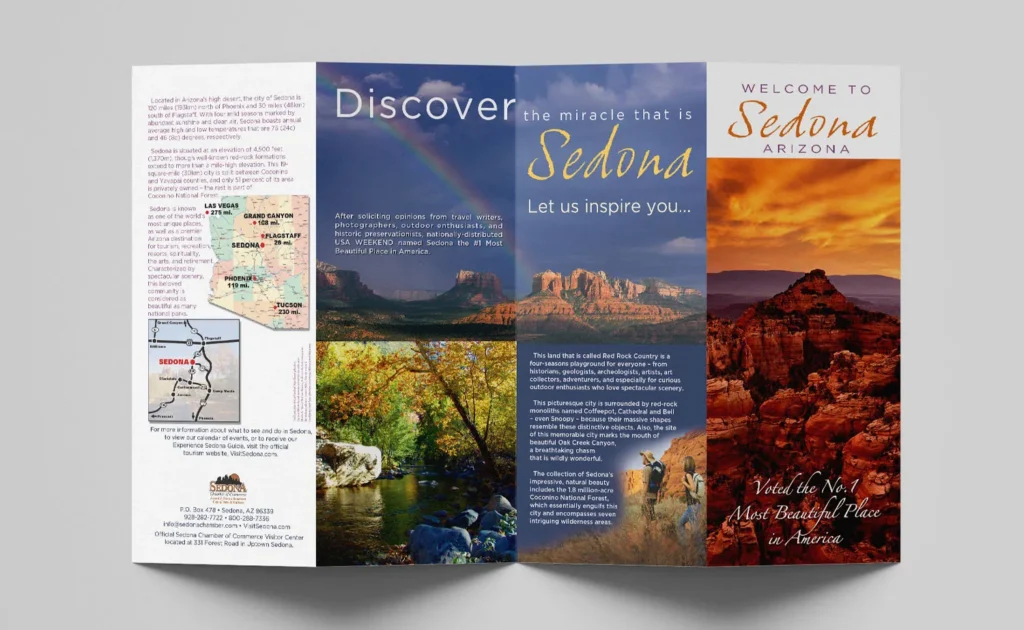 Sedona Chamber of Commerce Accordion_Brochure