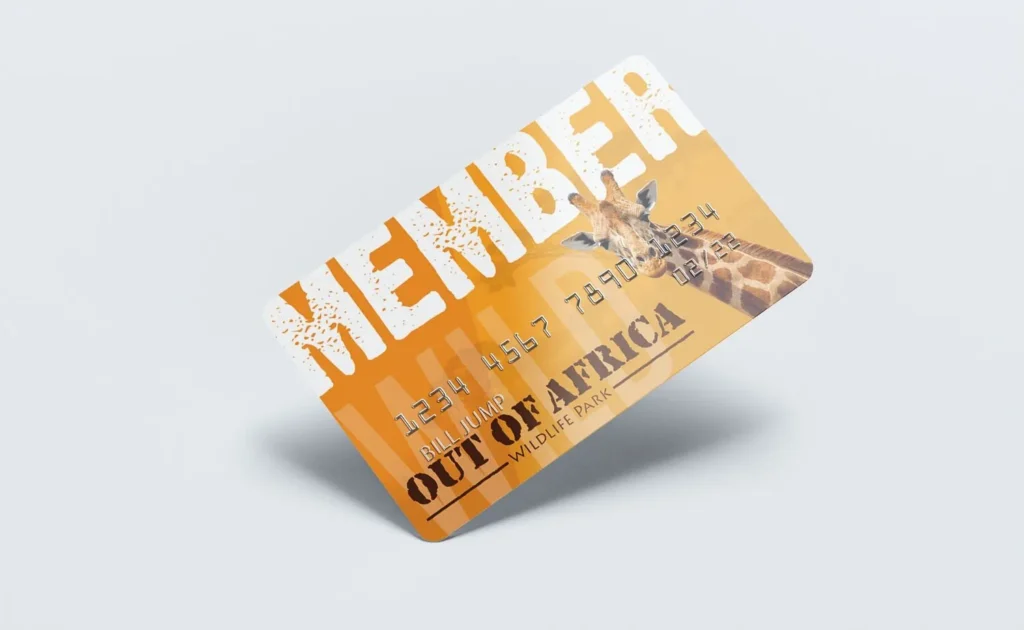Out of Africa Membership Card