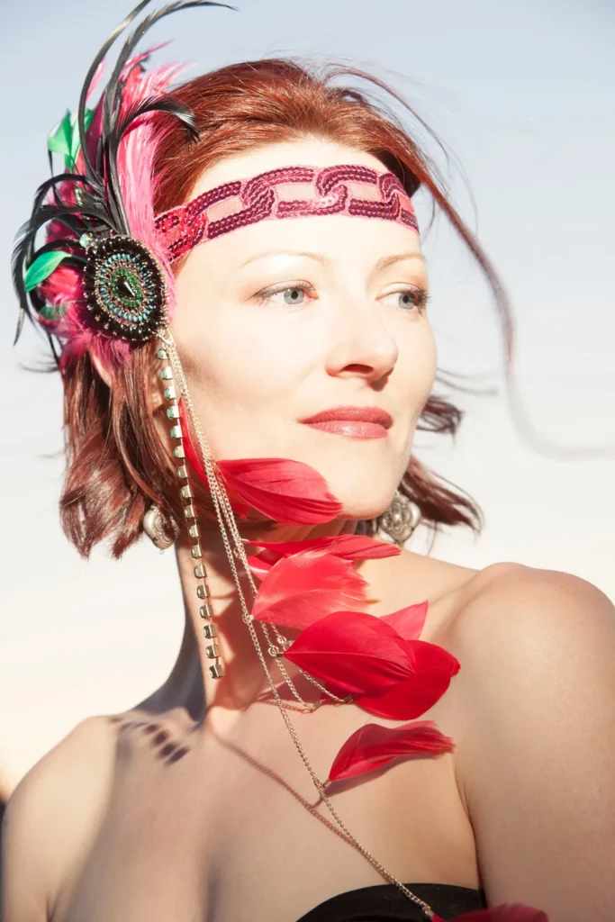 Sara Headdress Portrait Photography